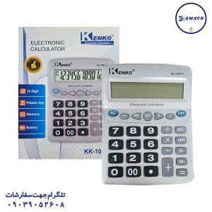 عکس ملزومات اداری ماشین حساب 12 رقمی کد 1048