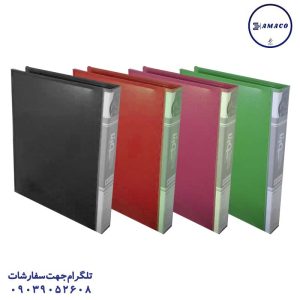 عکس دفتر کلاسوری کلاسور 4 حلقه متالیک (48) سورنا