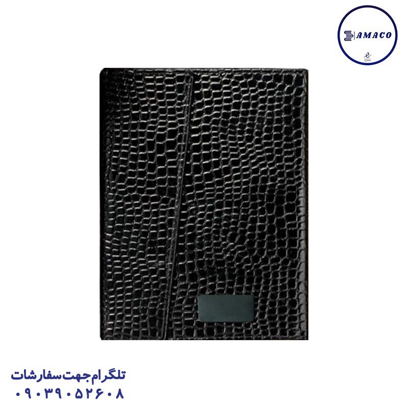 عکس ملزومات اداری سررسید چرم وزیری مگنتی 3 لت یانار 1405 فدک