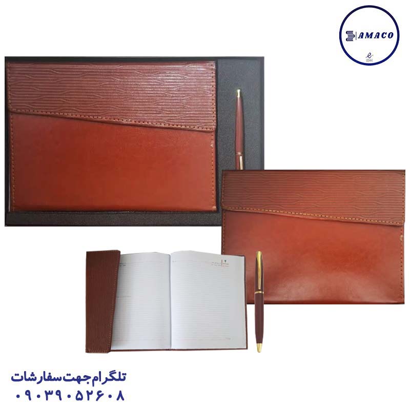 عکس ملزومات اداری ست مدیریتی 2 تکه کد 6326 فدک