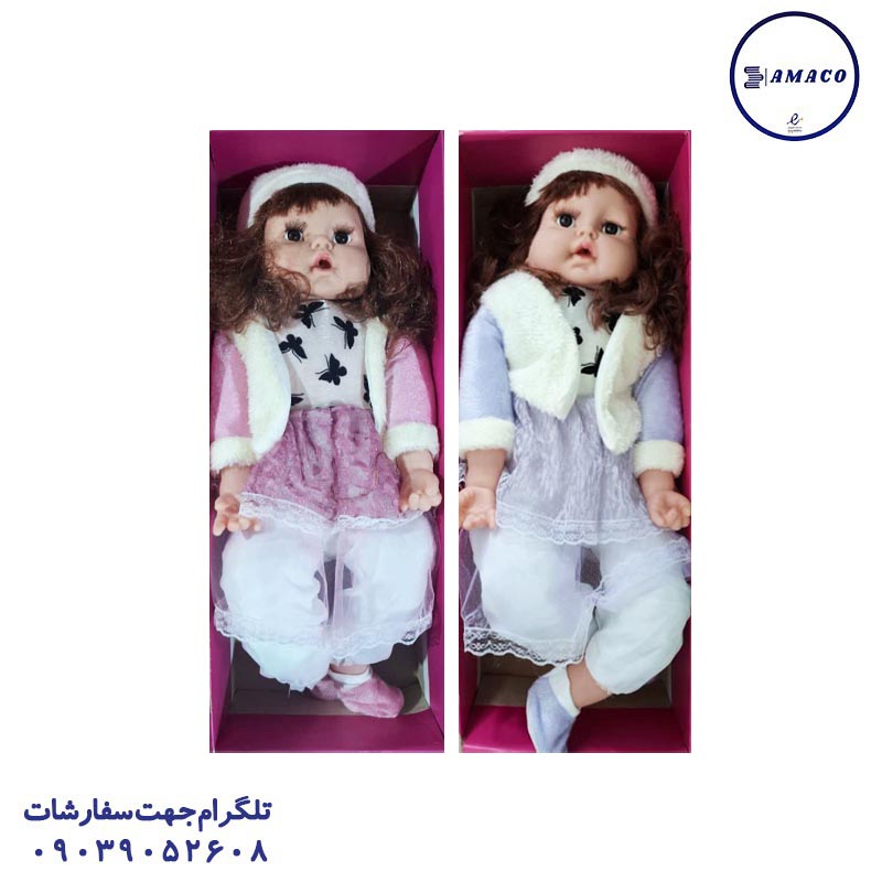 عکس اسباب بازی های دخترانه عروسک بزرگ 28 اینچ جعبه ای سانی