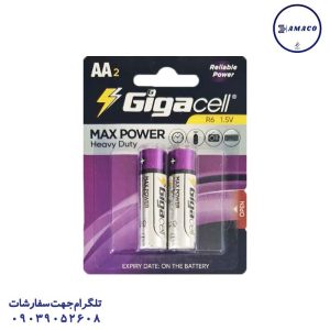 عکس محصولات دیجیتال باطری قلم 2 عددی کارتی مکس پاور 7171/7127 گیگاسل