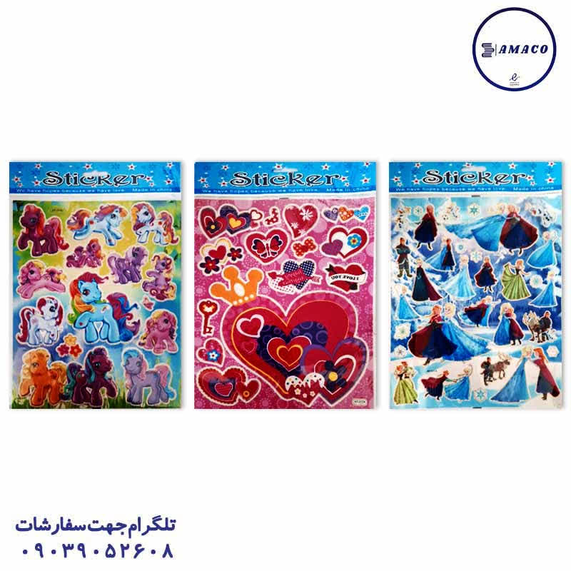 خرید استیکر A4 اعلاء عکس استیکر استیکر A4 اعلاء