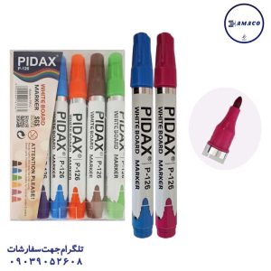 عکس نوشت افزار ماژیک وایت برد 6 رنگ طلقی کد 126 پیداکس