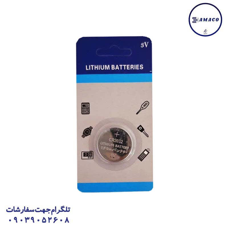 عکس محصولات دیجیتال باطری سکه ای 2032 تکی روکارتی  3V