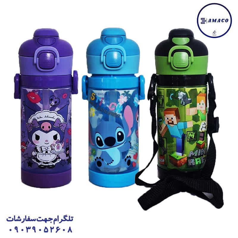 عکس ظرف غذا قمقمه لیوان MS قمقمه فانتزی 2 حالته کد 78