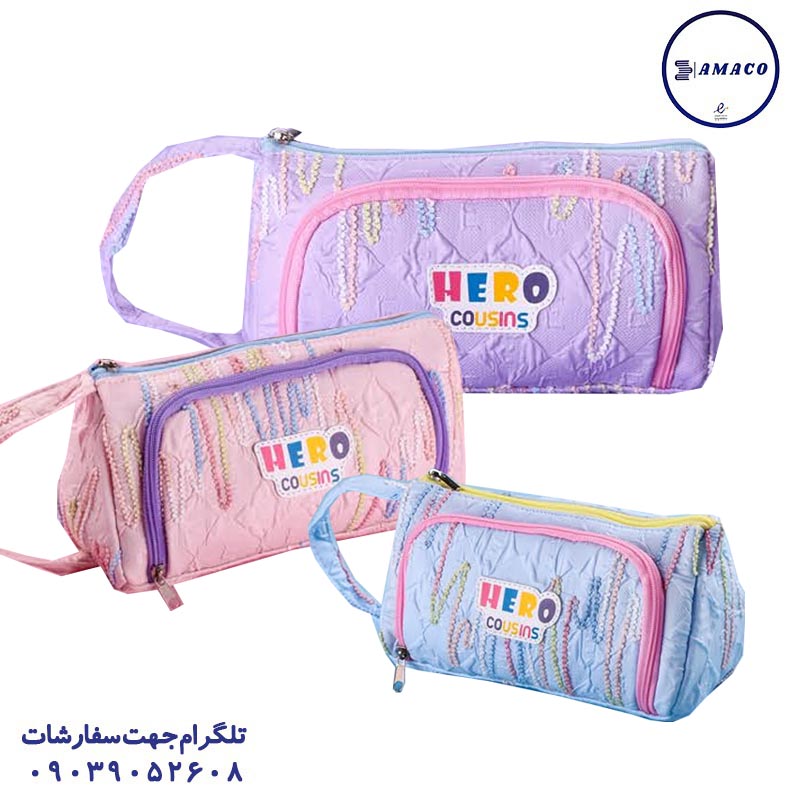 عکس جامدادی کلاسیک جامدادی پارچه ای کلاسیک کد 3 هرو