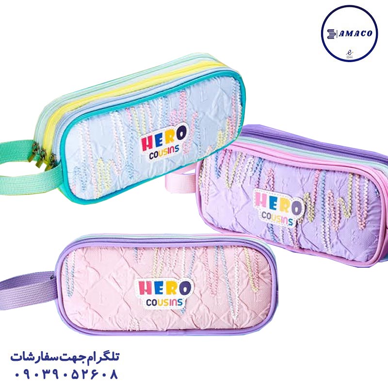 عکس جامدادی کلاسیک جامدادی پارچه ای کلاسیک کد 2 هرو