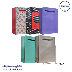 عکس ساک و جعبه ساک کادویی سایز 11*14.5 شاپرک