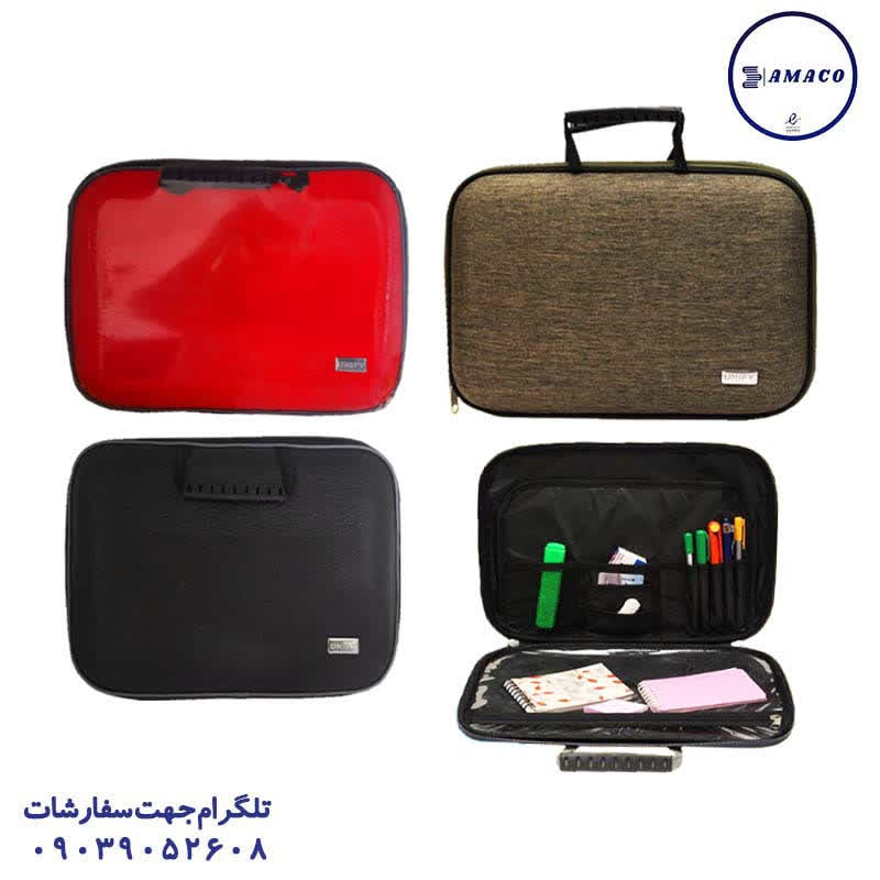 عکس جامدادی فانتزی کیف دسته دار تبلتی اداری کد 6019