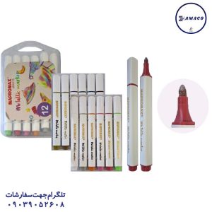 عکس ماژیک ماژیک اکرولیک متال 12 رنگ کد 815 مپرومکس