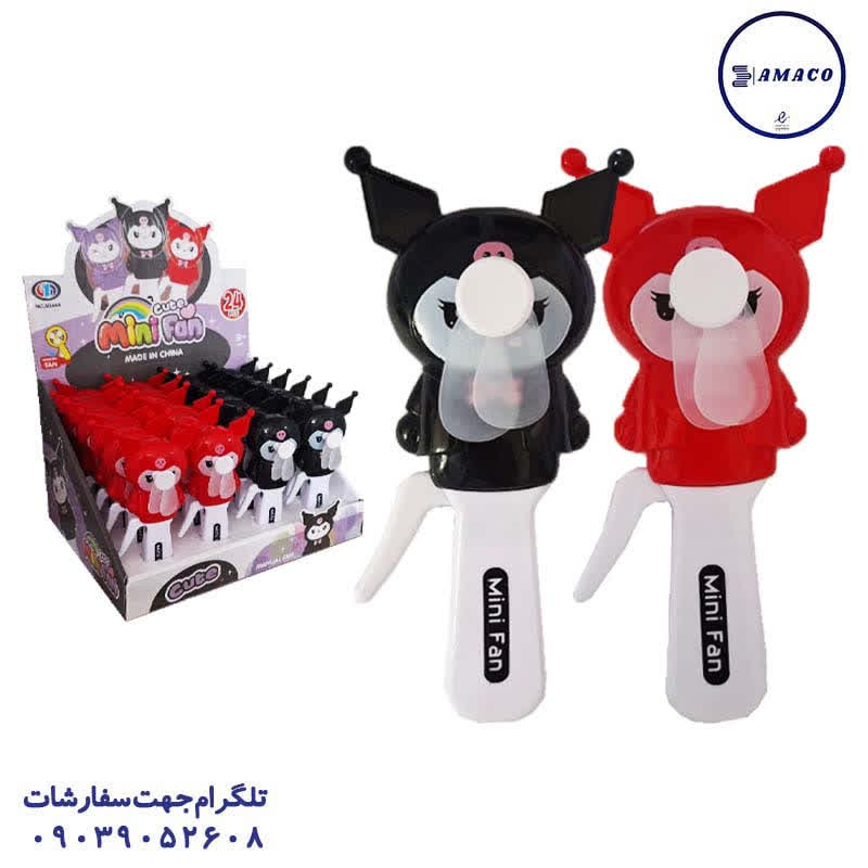 عکس تحریر فانتزی پنکه دستی فانتزی طرح کرومی کد 644 (24)