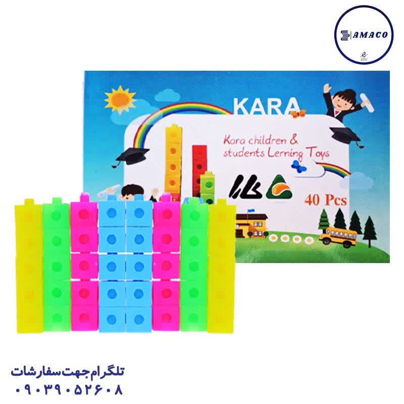 عکس لوازم ریاضی باکس چینه 40 عددی (60) کارا