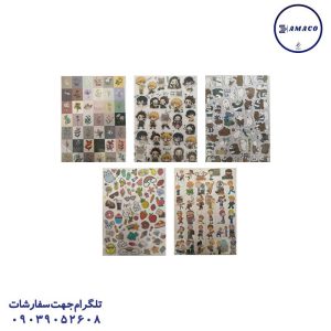 عکس استیکر استیکر کاغذی فانتزی A4