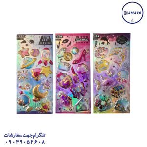 عکس استیکر استیکر برجسته پولک دار  819 (30)