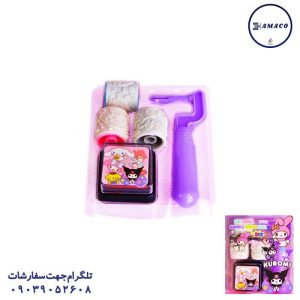 عکس لوازم کمک آموزشی مهر غلطکی متوسط طرح کرومی