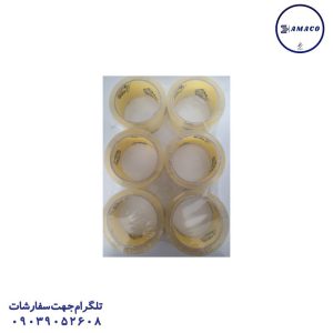 عکس چسب نواری چسب پهن 90 یارد سوپر کریستال 9090