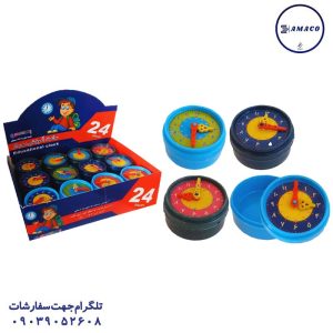 عکس لوازم کمک آموزشی مهر ساعت ساده(24) شایان