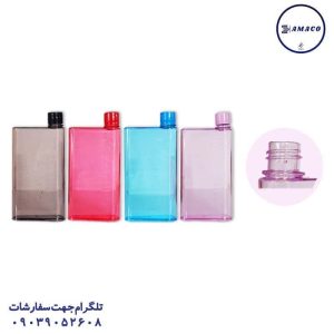 عکس لوازم مهدکودک قمقمه کتابی جعبه ای A6(مات و شفاف) رویا