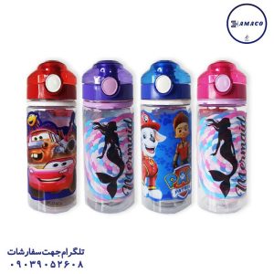 عکس لوازم مهدکودک قمقمه550 میل فانتزی پلاتینیوم