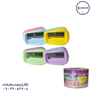 عکس نوشت افزار مداد رنگی 24 استوانه اینوکس