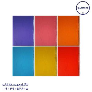 عکس کاغذ یادداشت چسب دار ( استیکر ) یادداشت 1.8 طلقی رنگی بغل باز شو زرین