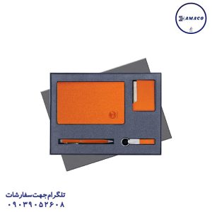 عکس ملزومات اداری ست مدیریتی 4 تکه کد910 فدک