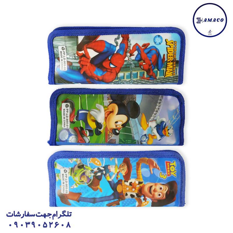 خرید جامدادی طلقی دور زیپ دیزنی عکس جامدادی فانتزی جامدادی طلقی دور زیپ دیزنی