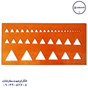 عکس لوازم ریاضی شابلون مثلث پارس