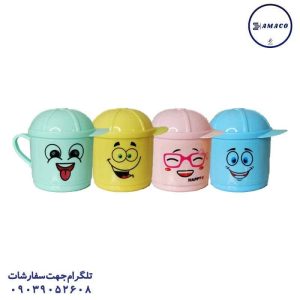 عکس ظرف غذا قمقمه لیوان لیوان کلاه دار