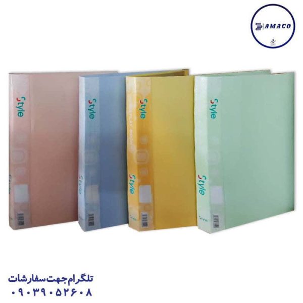 عکس محصولات P.P (طلقی) کلربوک 100 برگ فسفری/پاستلی استایل