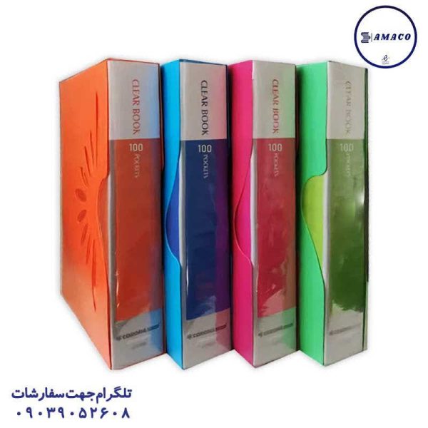 عکس کلربوک کلربوک 100 برگ قابدار فسفری کرونا