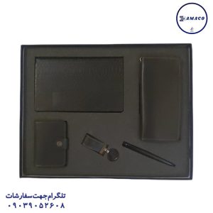 عکس ملزومات اداری ست اداری رومیزی مدیریتی 5 تکه رایکا