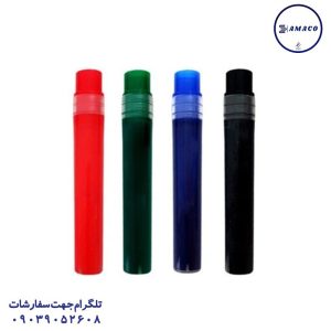 عکس نوشت افزار کپسول ماژیک وایت برد رنگ جور کد 201