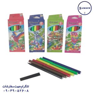 عکس نوشت افزار ماژیک 6 رنگ 6 یالونگ