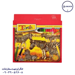 عکس بدون دسته‌بندی مداد رنگی 24 مقوا پارس ،لاک پشت