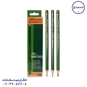 عکس نوشت افزار مداد طراحی B12 اسکول مکس