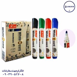 عکس نوشت افزار ماژیک وایت برد رنگ جور کد 528  نوک گرد
