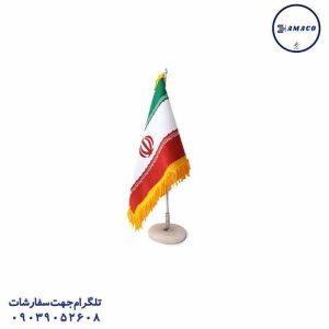 عکس ملزومات اداری پرچم رومیزی پایه سنگی آذران تحریر