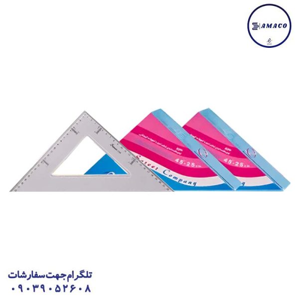 عکس لوازم ریاضی گونیا 45 مهندسی صریر