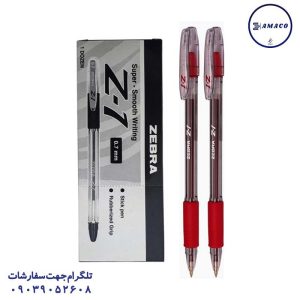 عکس نوشت افزار خودکار قرمز Z1 زبرا