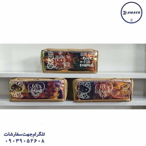 عکس کیف و جامدادی جامدادی مکعبی هولوگرامی بزرگ آماکو