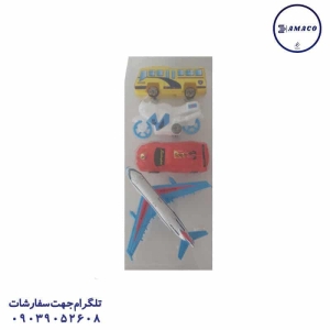 عکس اسباب بازی های پسرانه ست 4 عددی نقلیه