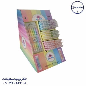 عکس نوشت افزار ماژیک فسفری و روان نویس 2 سر 92310 اسکول فنس