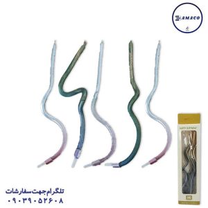 عکس لوازم جشن شمع پیچ 20 سانت تولد