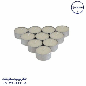 عکس لوازم جشن شمع وارمر 10 عددی رنگی تولد