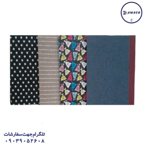 عکس دفتر کلاسوری کلاسور 6 حلقه قفل فلزپارچه ای a5 بدون کاغذ آماکو