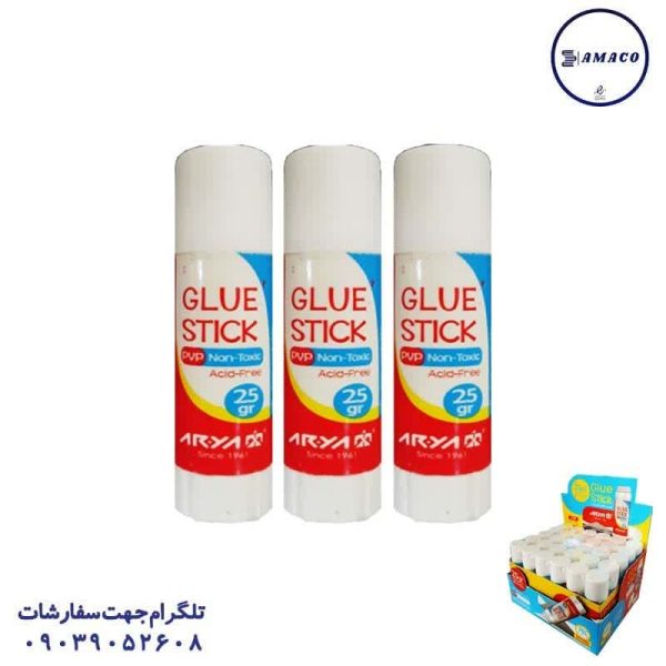 عکس چسب ماتیکی چسب ماتیکی 25 گرم (30 عددی) آریا