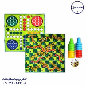 منچ و مارپله پارچه ای #