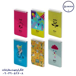 عکس دفترچه یادداشت 1.16 طلقی فانتزی 265 (120) الیپون